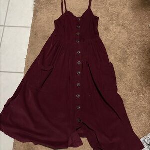 Urban outfitters velvet midi dress